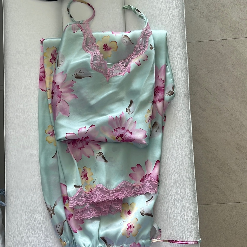 Set of long pants and sexy top piyamas
